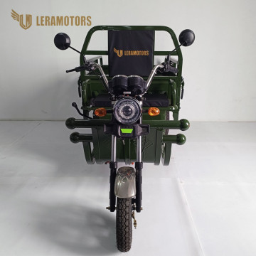 Elektrická nákladní tříkolka Leramotors Cargo G1 1000W - Tuk Tuk Zelená 2 x baterie
