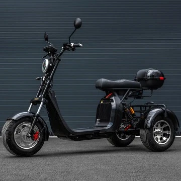 Elektrická tříkolka Leramotors Scooters C5 2000W Černá