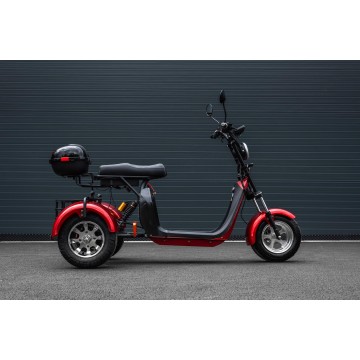 Elektrická tříkolka Leramotors Scooters C5 2000W Červená