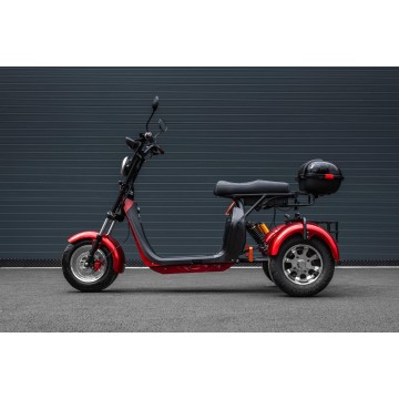 Elektrická tříkolka Leramotors Scooters C5 2000W Červená