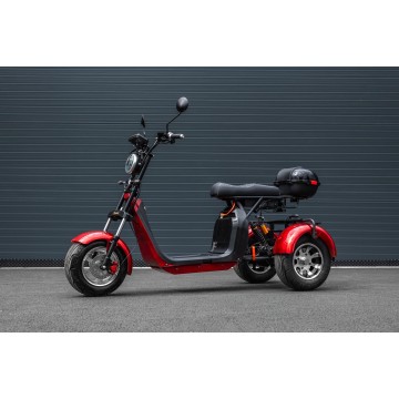 Elektrická tříkolka Leramotors Scooters C5 2000W Červená