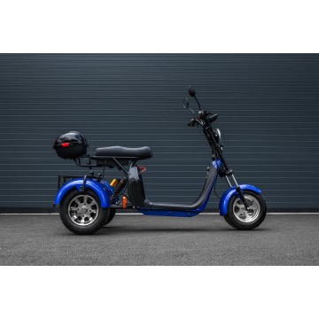Elektrická tříkolka Leramotors Scooters C5 2000W Modrá