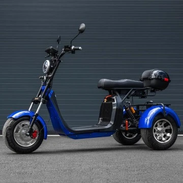 Elektrická tříkolka Leramotors Scooters C5 2000W Modrá