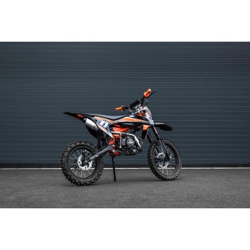 Pitbike Leramotors Shark 125ccm E-Start 4T 17/14 oranžová