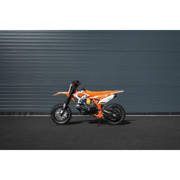 Pitbike Leramotors by APOLLO THUNDER 70cc 12/10 Automat E-Start Oranžová
