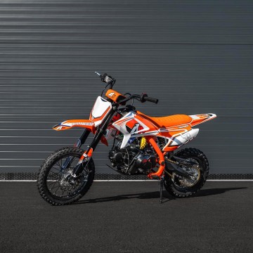 Pitbike Leramotors By Apollo THUNDER 125 poloautomat 14/12 E-Start Oranžová