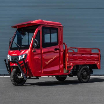 Elektrická tříkolka Leramotors tuk tuk Cargo G5 2000W COC Červená