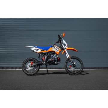 Pitbike Leramotors By Apollo Jaguar 125cc 17/14 E-Start Oranžová