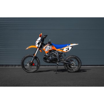 Pitbike Leramotors By Apollo Jaguar 125cc 17/14 E-Start Oranžová