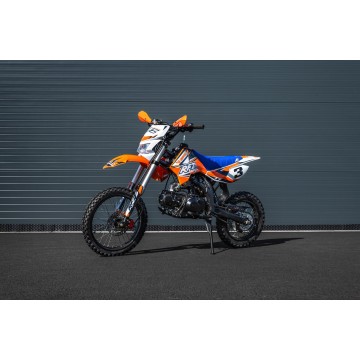 Pitbike Leramotors By Apollo Jaguar 125cc 17/14 E-Start Oranžová