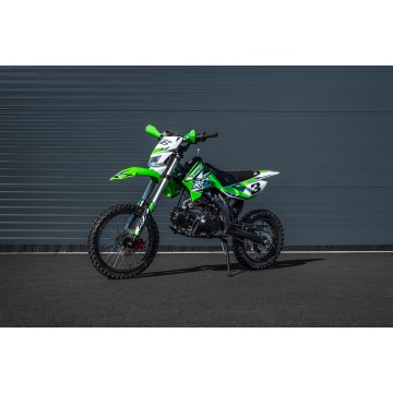 Pitbike Leramotors By Apollo Jaguar 125cc 17/14 E-Start Zelená