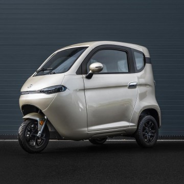 Elektromobil - Elektrická tříkolka Leramotors E3 Zlatá LiFePO4 100AH