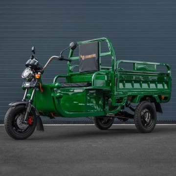 Elektrická nákladní tříkolka Leramotors Cargo G1 1000W - Tuk Tuk Zelená