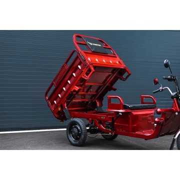 Elektrická nákladní tříkolka Leramotors Cargo G1 1000W - Tuk Tuk Šedá