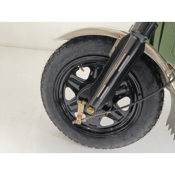 Elektrická nákladní tříkolka s kabinou Leramotors Cargo G1 1000W - Tuk Tuk Zelená