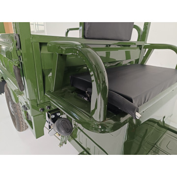 Elektrická nákladní tříkolka s kabinou Leramotors Cargo G1 1000W - Tuk Tuk Zelená