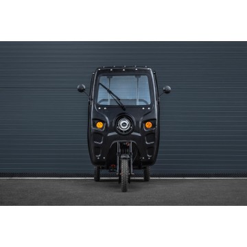 Elektrická nákladní tříkolka s kabinou Leramotors Cargo G1 1000W - Tuk Tuk Černá
