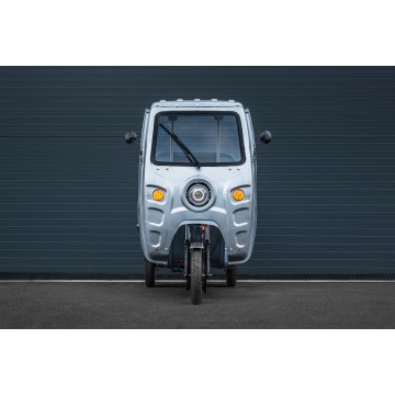 Elektrická nákladní tříkolka s kabinou Leramotors Cargo G1 1000W - Tuk Tuk Šedá