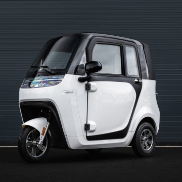Elektromobil - elektrická tříkolka Leramotors E1 - bílá